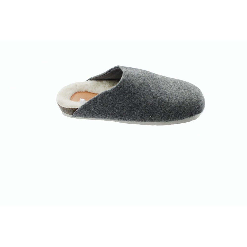Women Slippers Universal Thread Women's Bev w/ Fur Mules Slippers Size 8.5 Gray